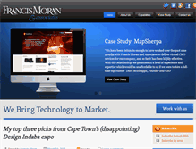Tablet Screenshot of francis-moran.com